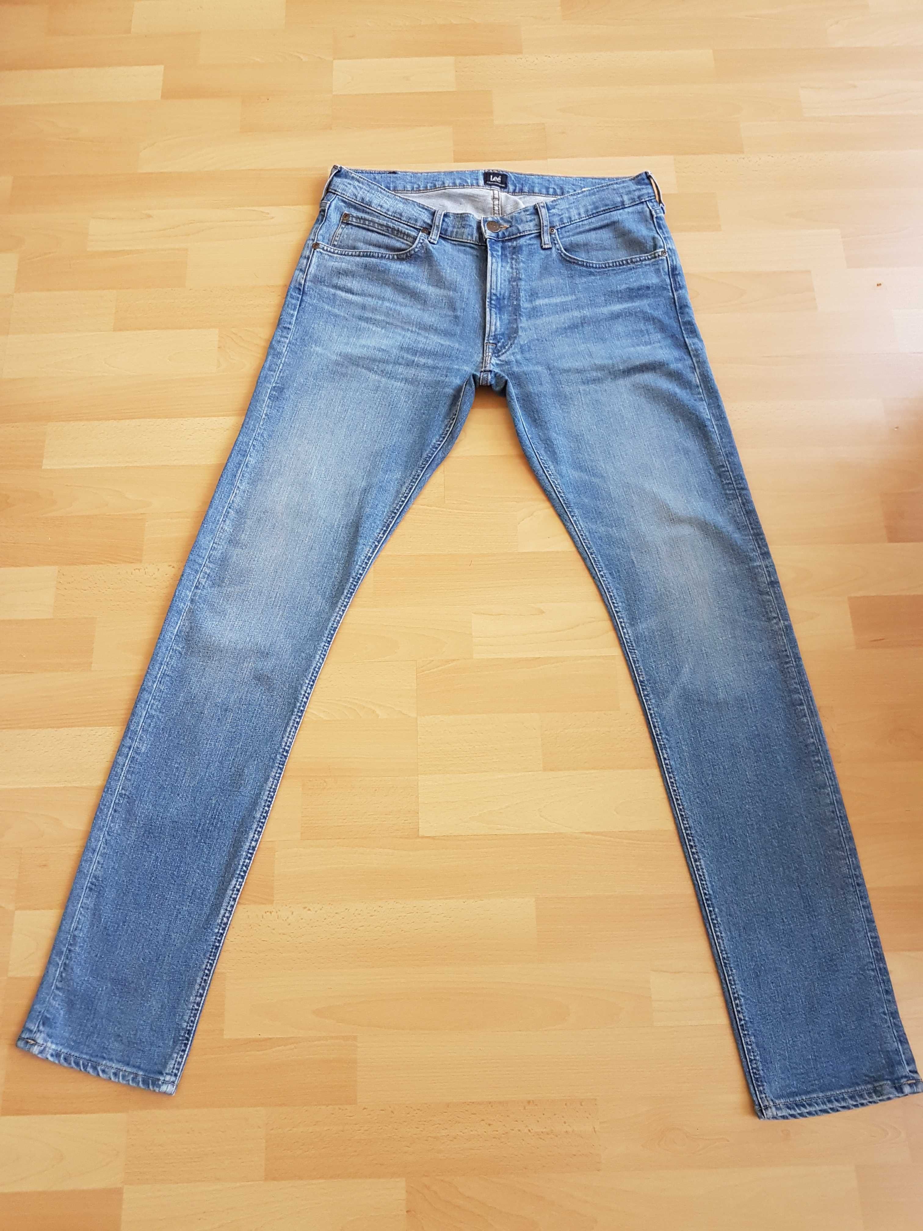 Lee LUKE W33 L34 jeansy spodnie jeansowe skinny slim rurki 33/34