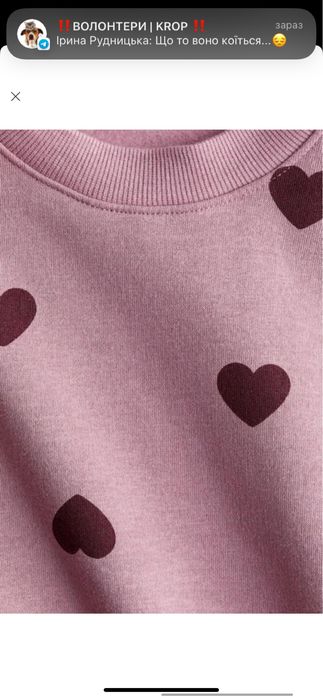 Тепла кофта світшот на флісі h&m hm