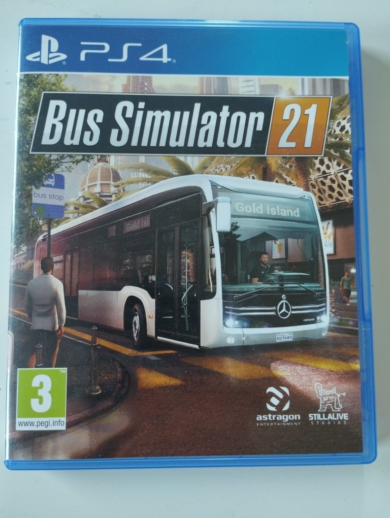 Bus Simulator 21, PS4, napisy PL, płyta w bardzo dobrym stanie