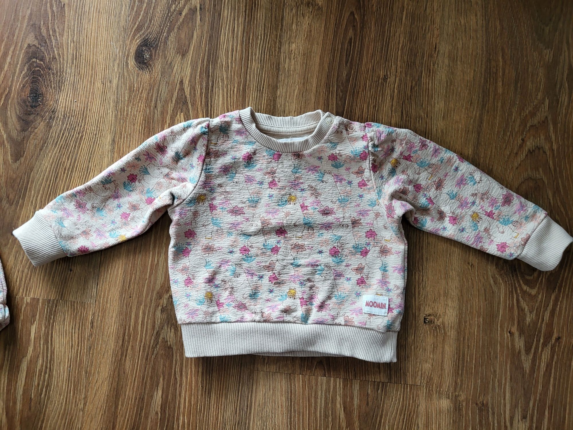 Dres bluza spodnie reserved 74 muminki