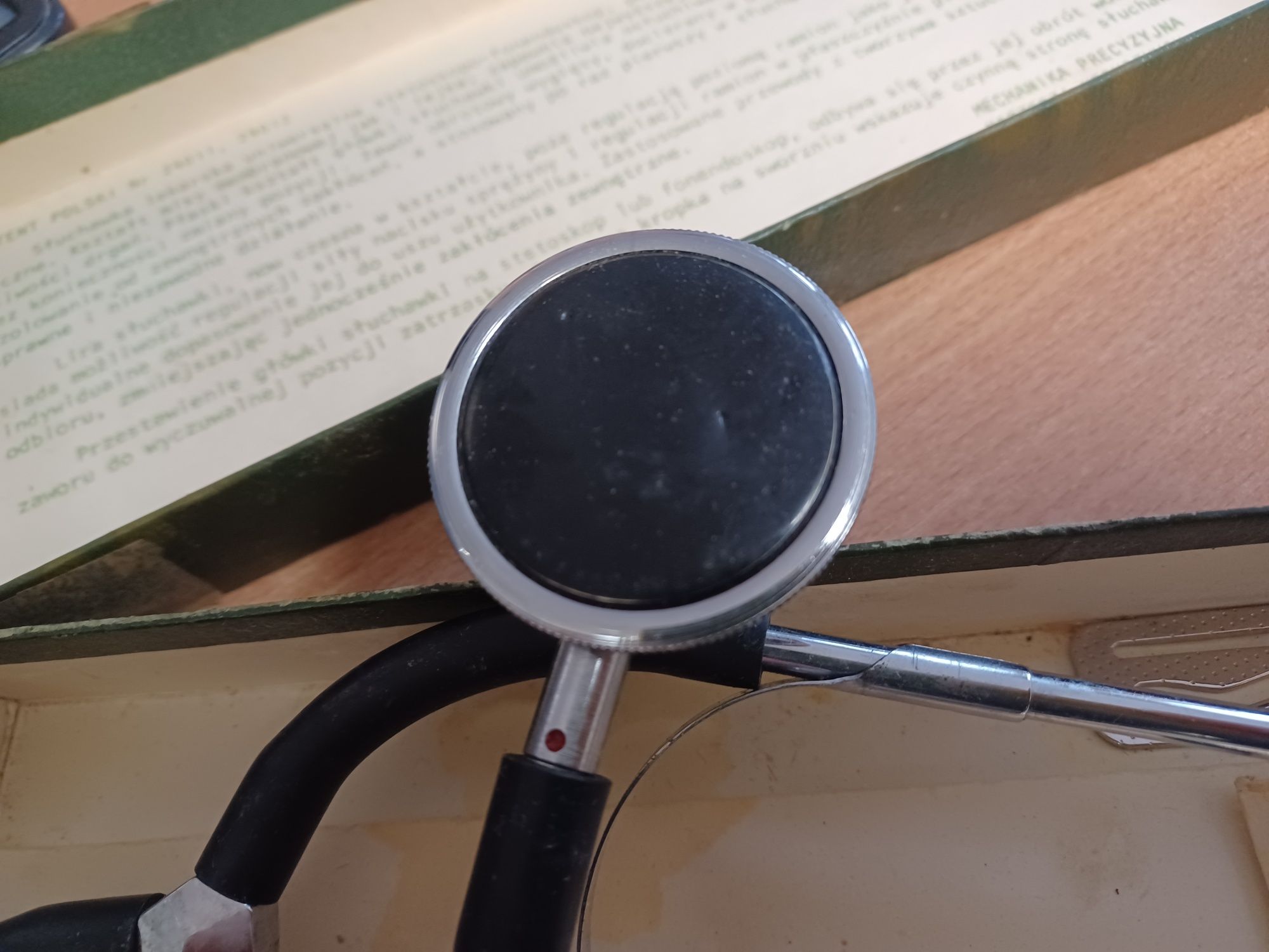 Stary stetoskop słuchawki B.Wójcik