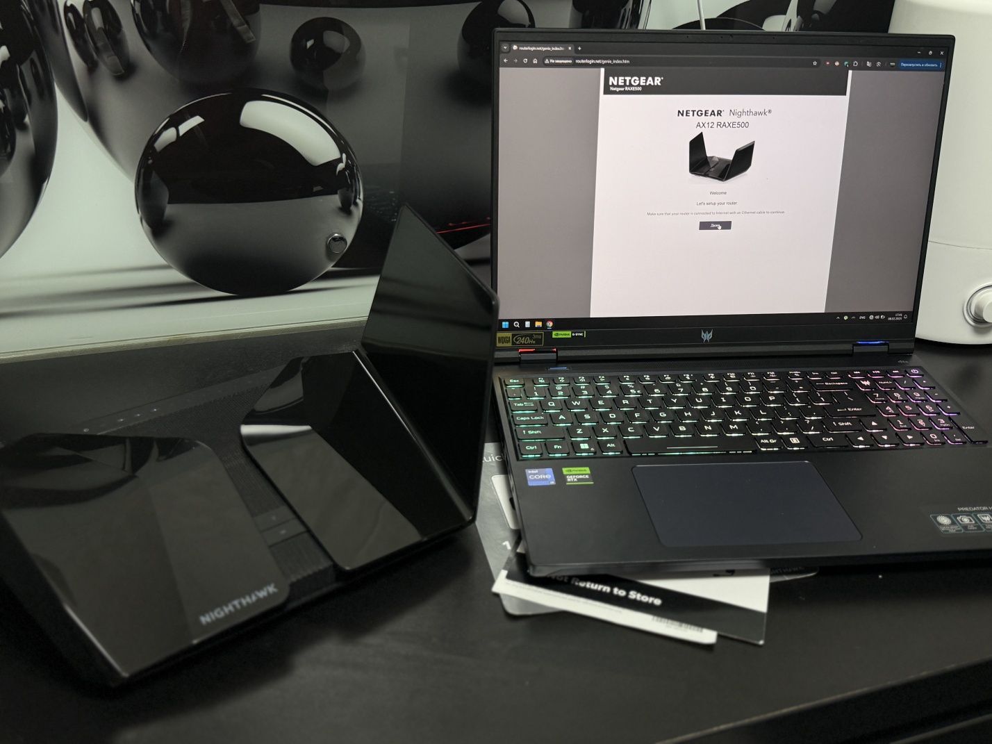 Бездротовий маршрутизатор (роутер) Netgear Nighthawk RAXE500