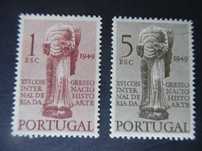 Selos Portugal 1949-História Arte Completo Novos C/ e S/ Charneira