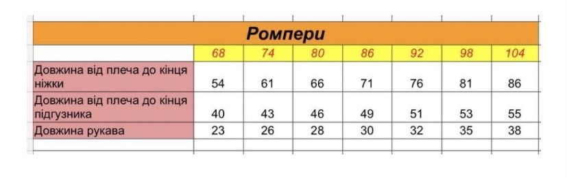 Ромпер на флисе 104