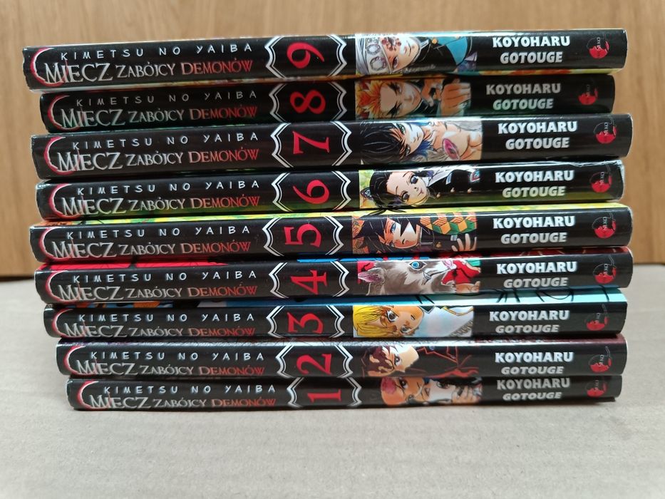 Manga Miecz Zabójcy Demonów 1-9