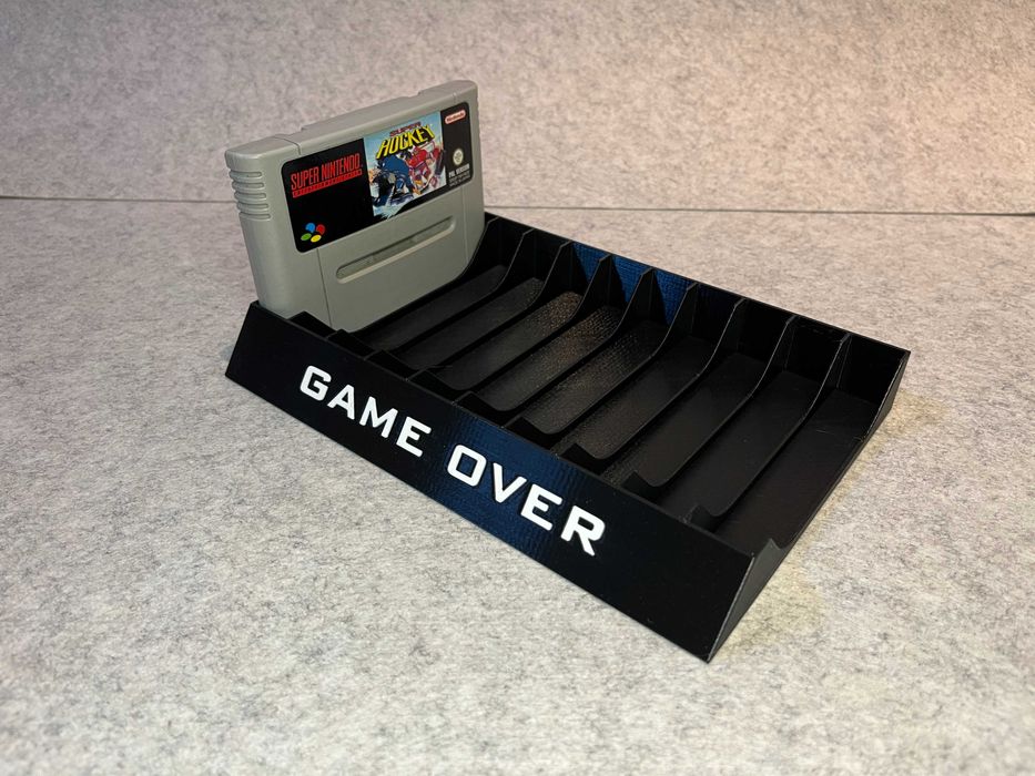 Stojak podstawka na 10 gier Nintendo SNES