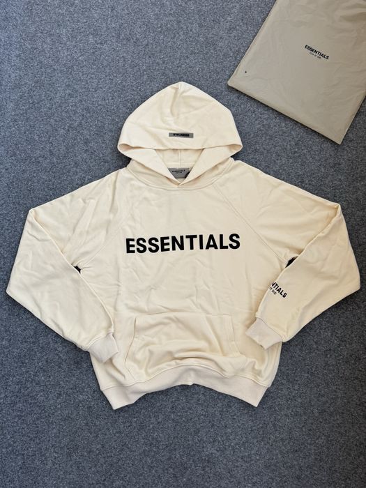 Hoodie Fear of God Essentials Bege - S