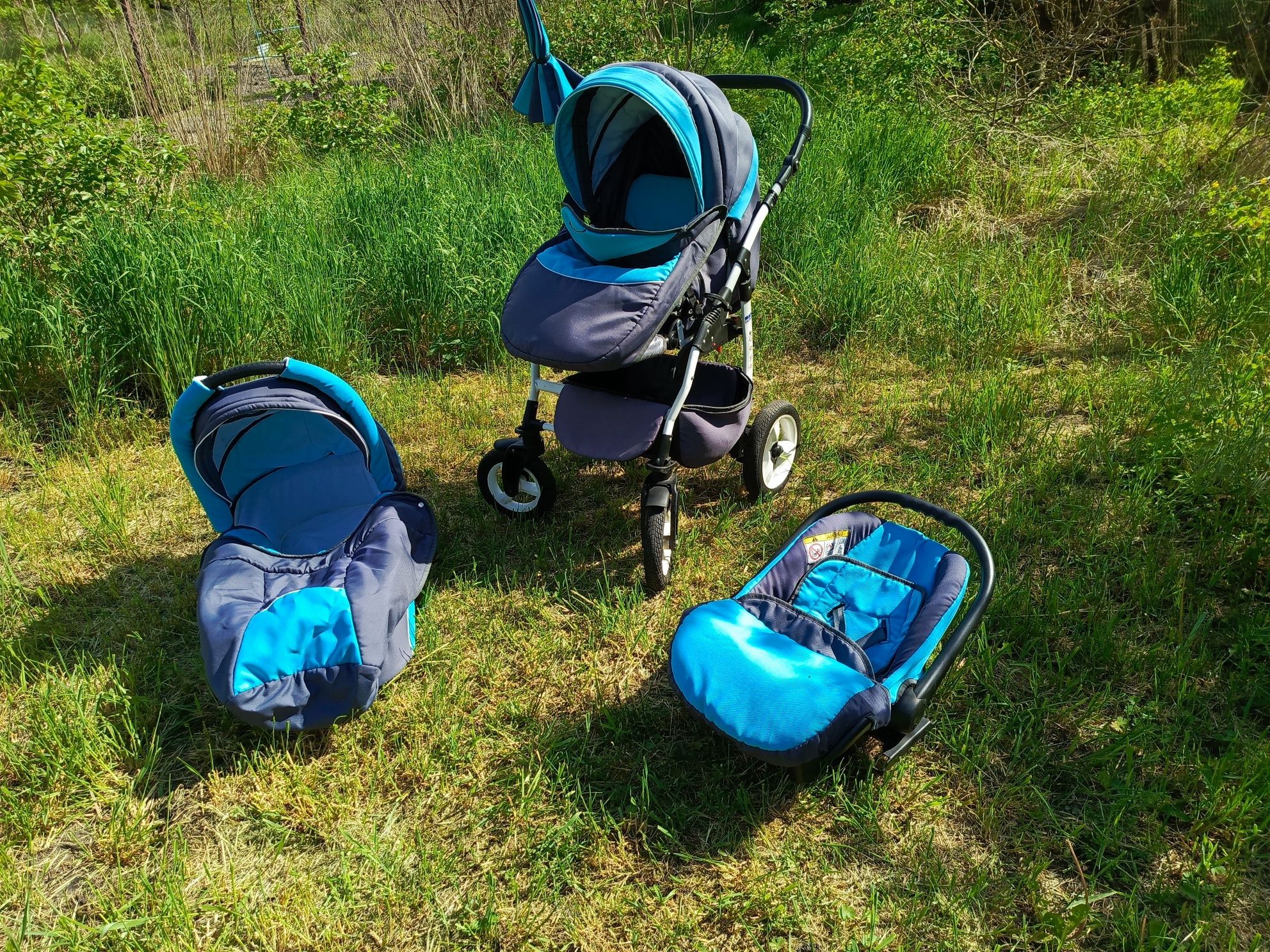Wózek dziecięcy wielofunkcyjny   Baby Rossy Goya X3 Deluxe zestaw 3w1