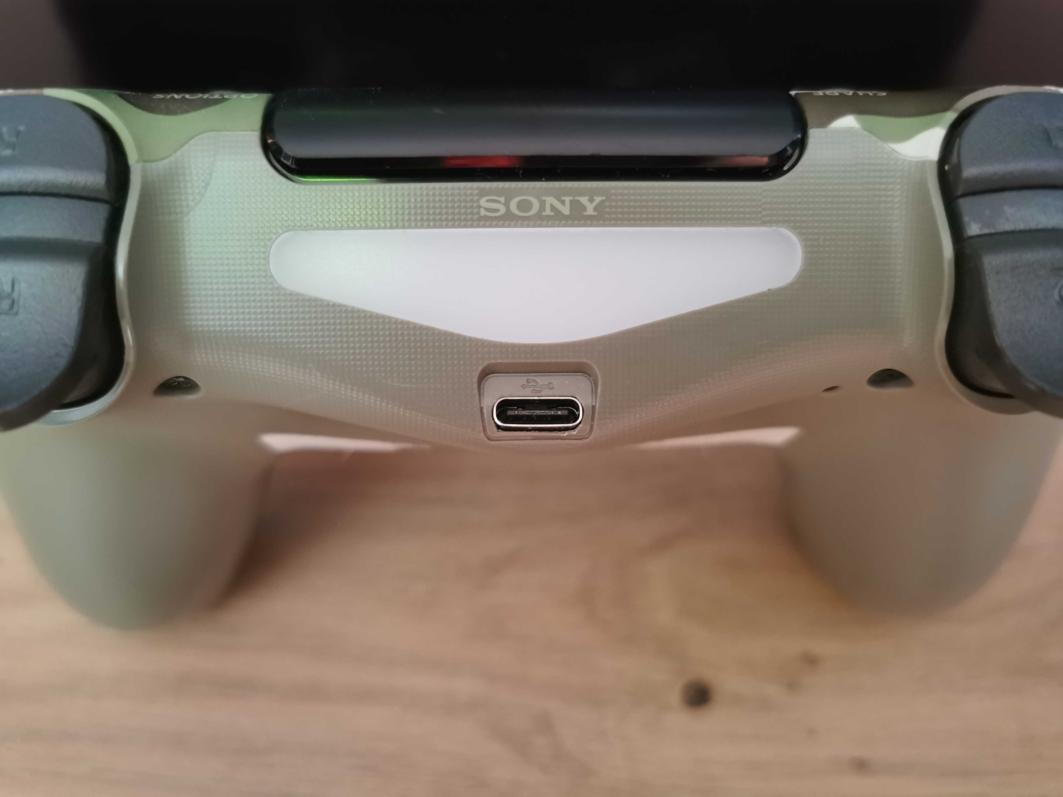 Pad DualShock 4 USB-C analogi HALLA V7 Camo Green V2