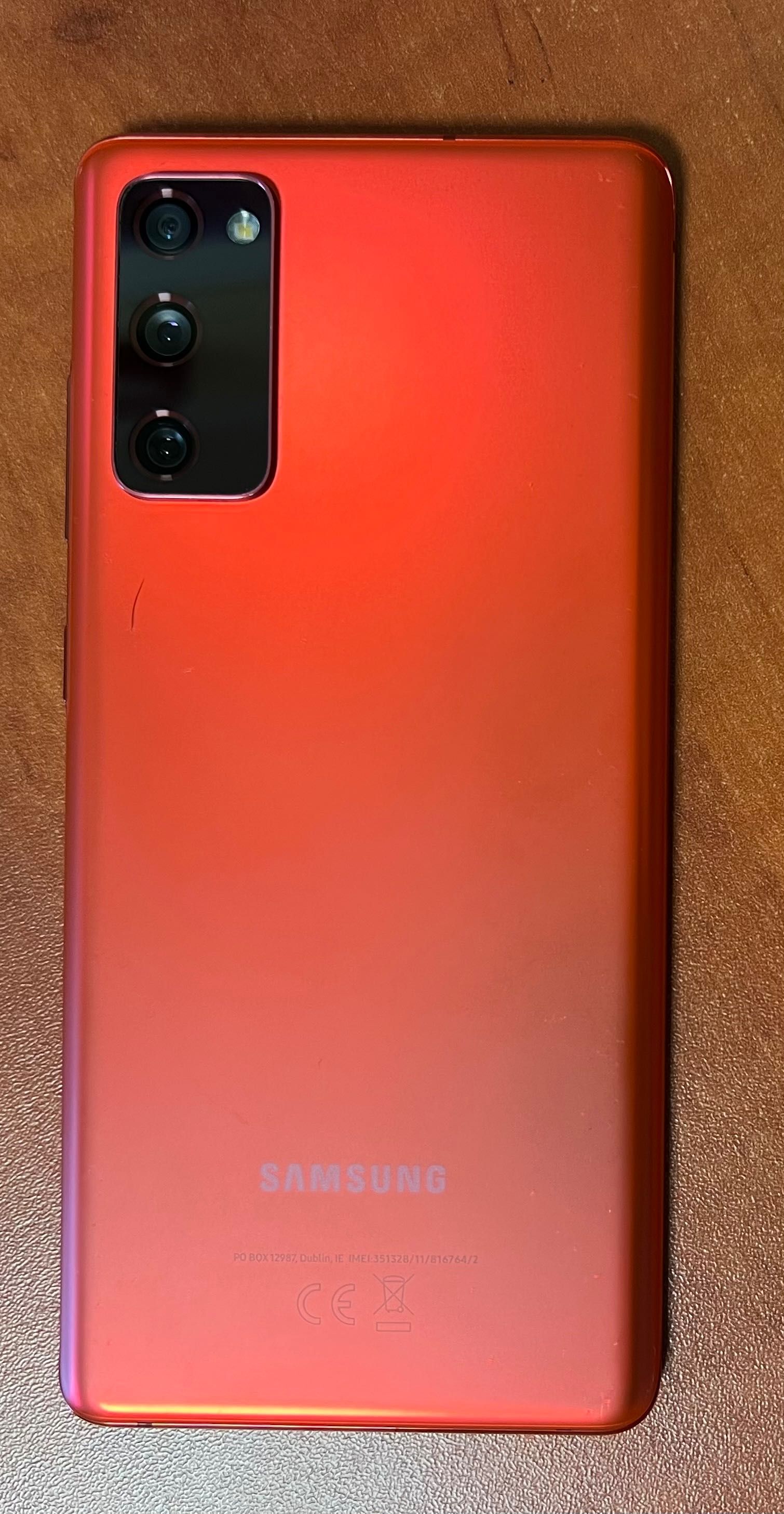Samsung S20 FE 5G czerwony, jak nowy