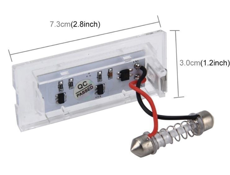 Led подсветка номера BMW E53 X5 E83 X3