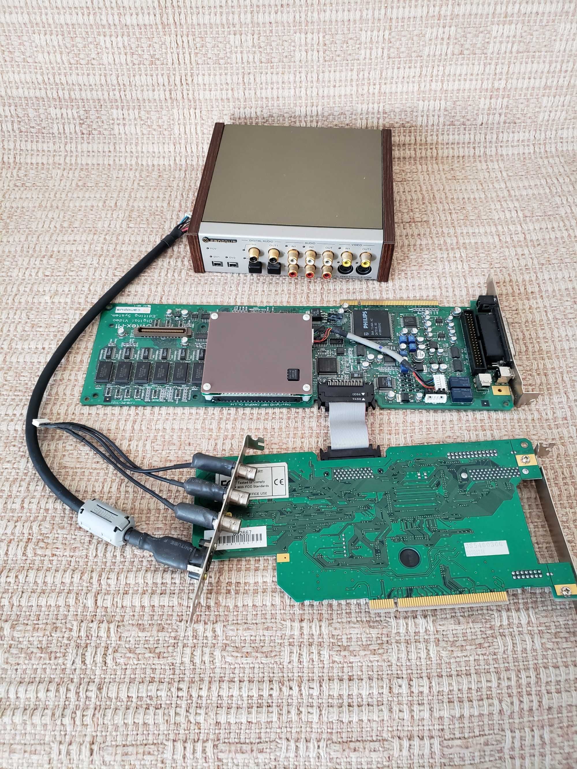 Canopus DVRex-M1 Cyfrowy system edycji wideo Karta PCI J19-PC-712