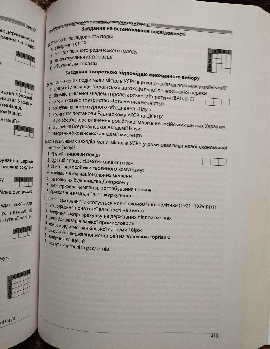 Книга для підготовки до НМТ з історії України, автор О. Гісем