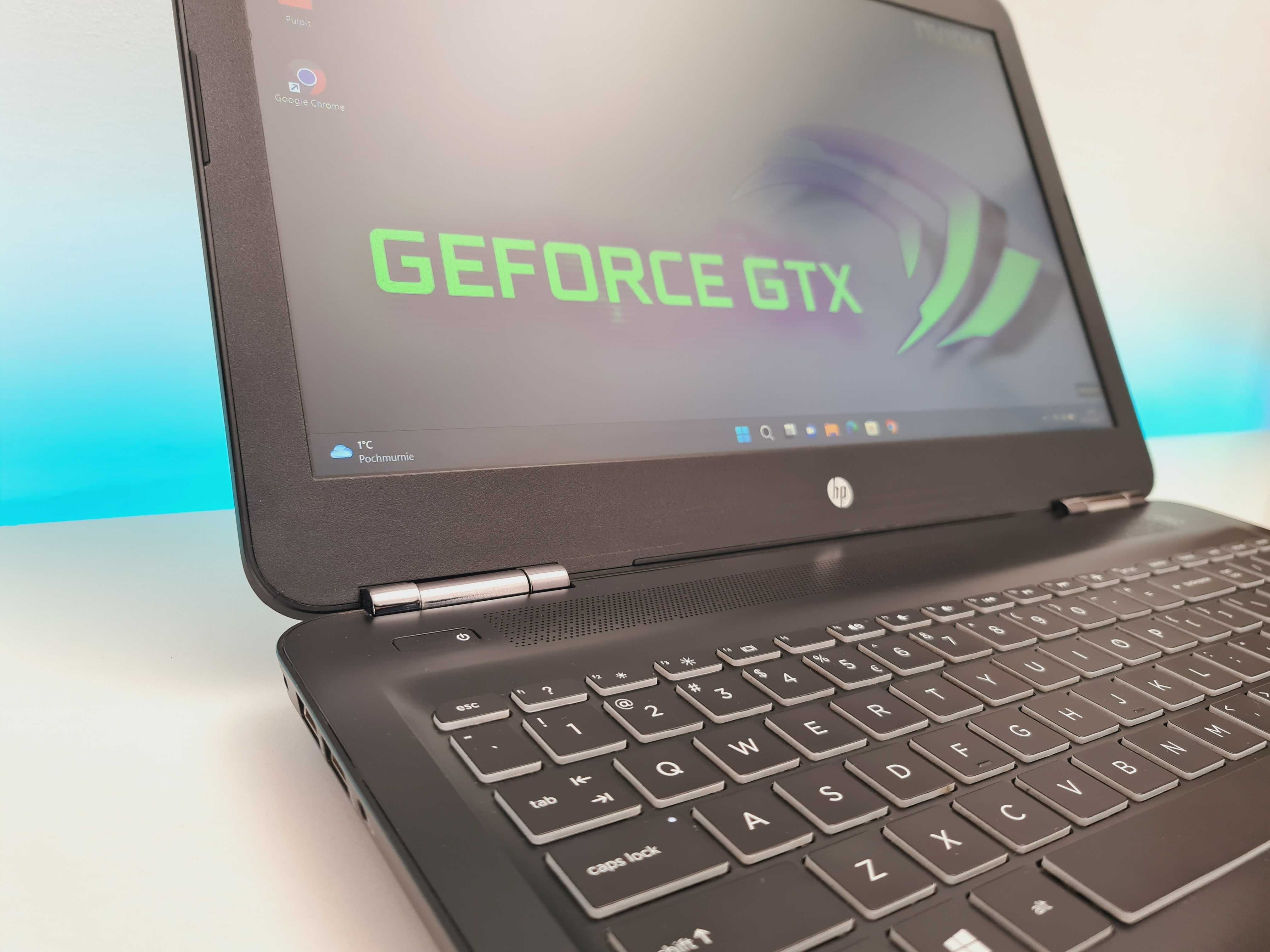 100% GAMING Laptop HP Pavilion i5, 16GB, GTX, do grania G17