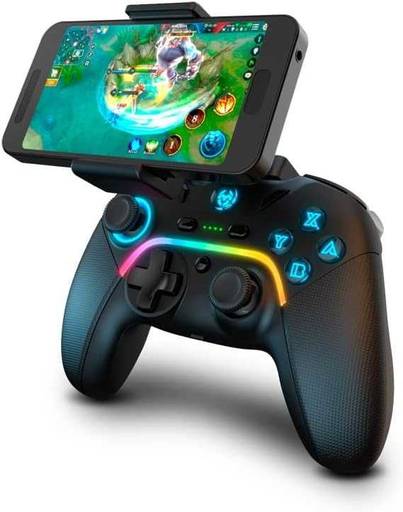 KROM KAYROS Bezprzewodowy Gamepad , PC, Switch, Android, iOS, RGB LED