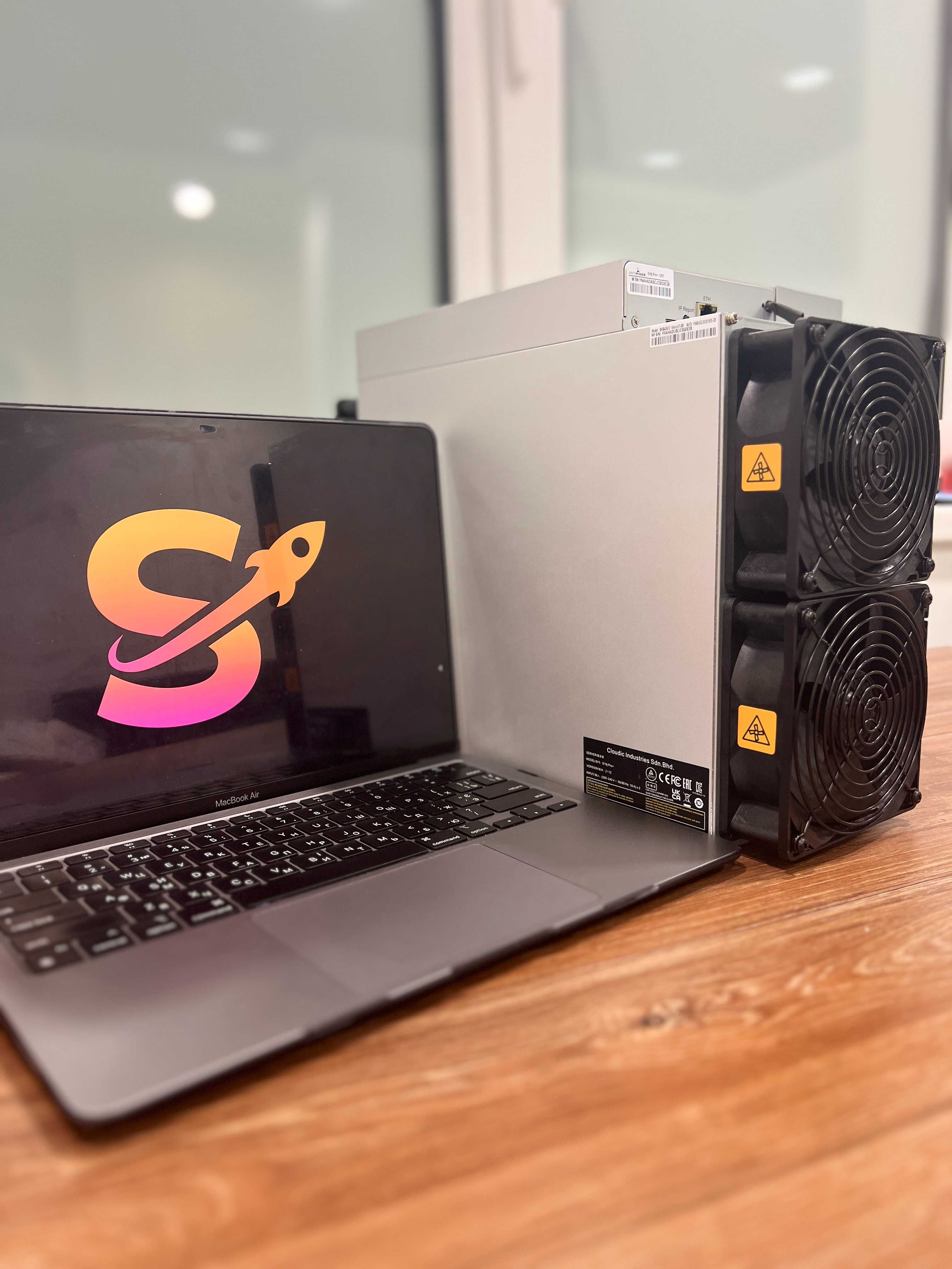 Наявність! Б/в Майнери Asic Bitmain Antminer S19j Pro+ 117 Th 3450 Вт