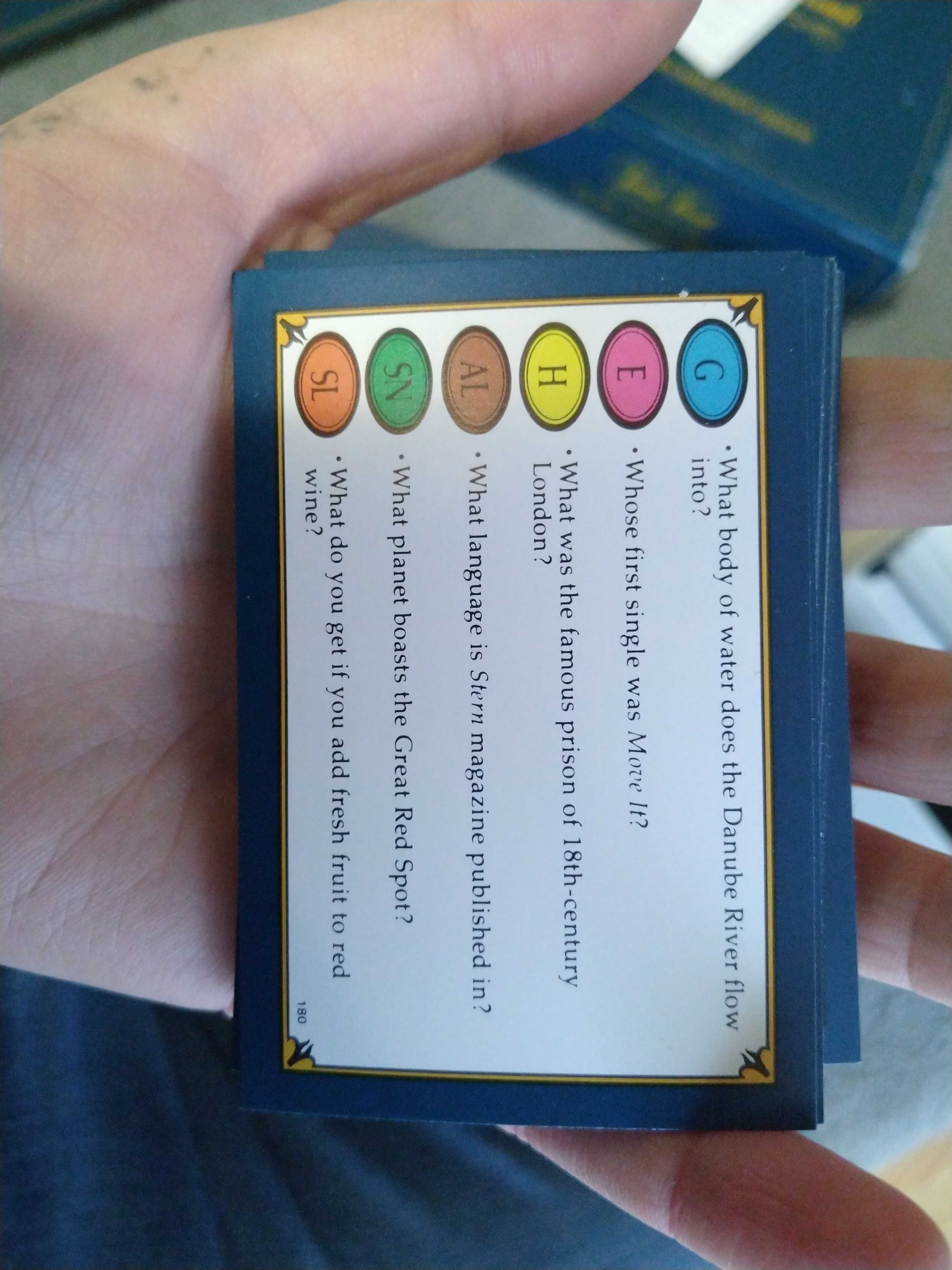 Gra Trivial pursuit w języku angielskim