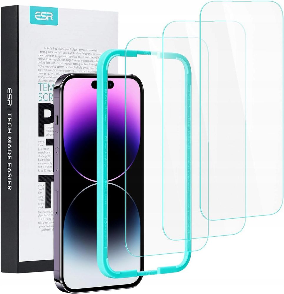 Szkło hartowane ESR do Apple iPhone 14 Pro 2 szt.