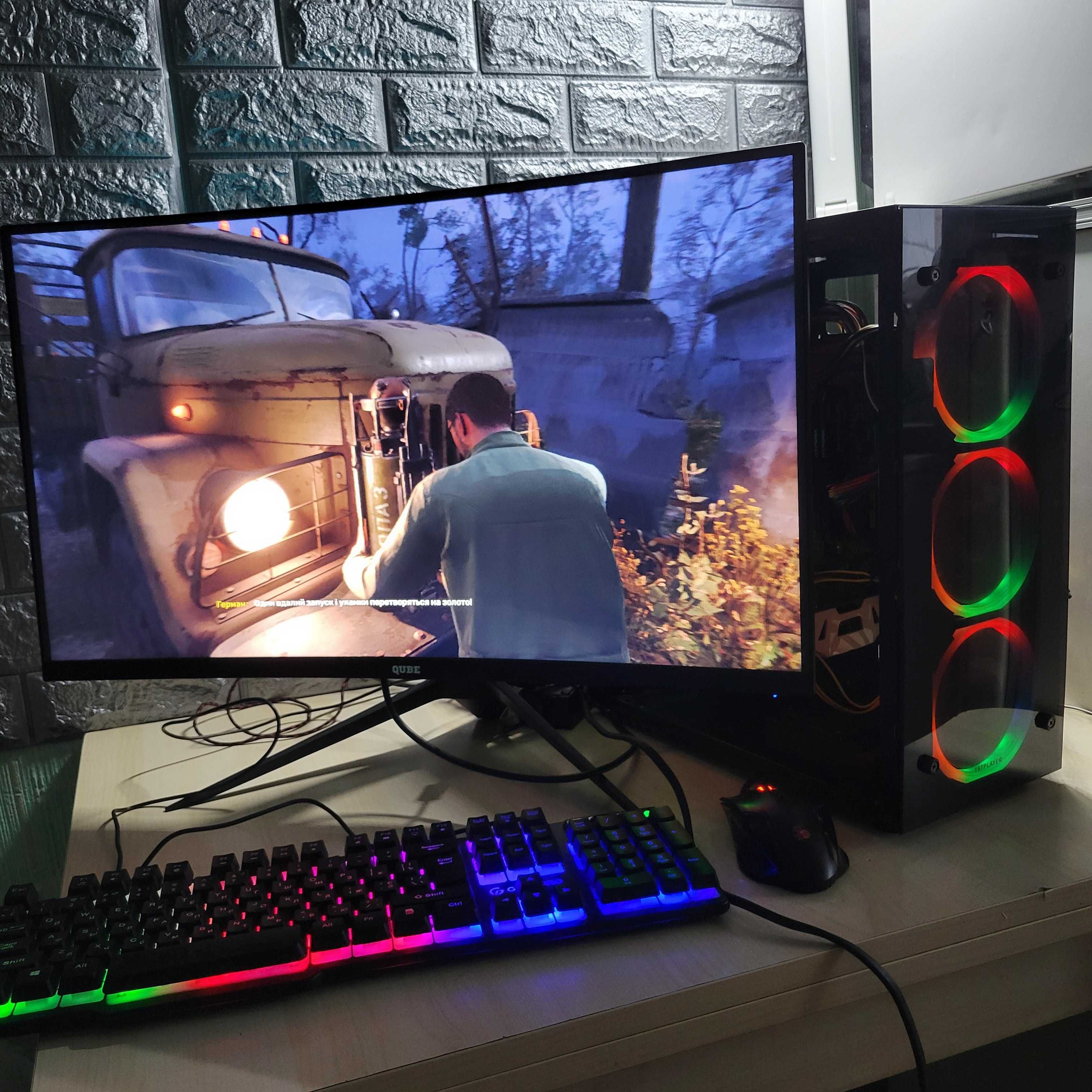 STALKER2 i7 8ядер +rx 570 8gb ram 16 ssd 256 hdd 1tb Windows компьютер