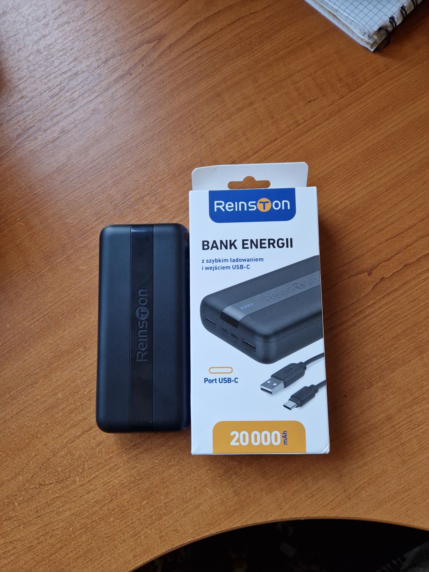 Зовнішній акумулятор Reinston 20000 mAh