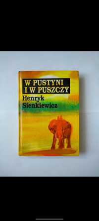 Książka lektura szkolna W Pustyni i w Puszczy  Henryk Sienkiewicz