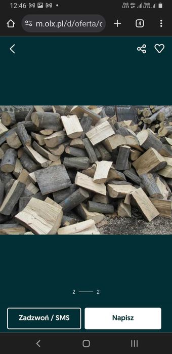 Sezonowane przez 18mc buk dab jesion