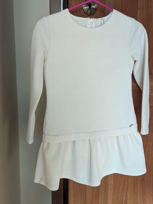 Sukienka cocodrillo biała ecru 110