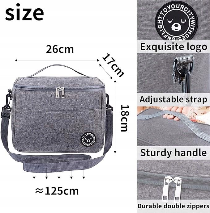 torba termiczna termoizolacyjna na lunch box 7.5l