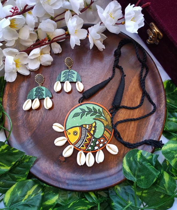 naszyjnik z kolczykami