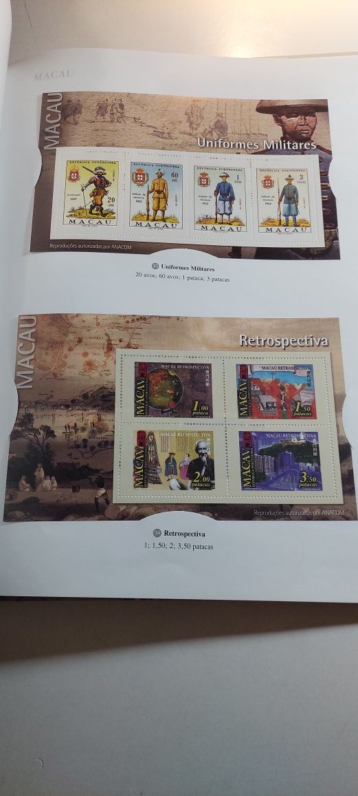 História das Ex-Colónias de Portugal em Selos e Notas (Completo)