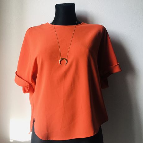 Koszulka Uniqlo rozmiar M pomarańczowa orange