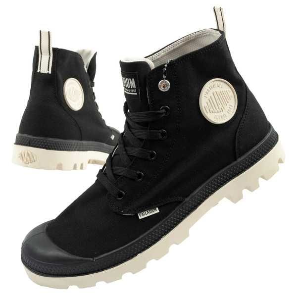 Buty sportowe trampki za kostkę Palladium Pampa Chrome czarne r. 37-45