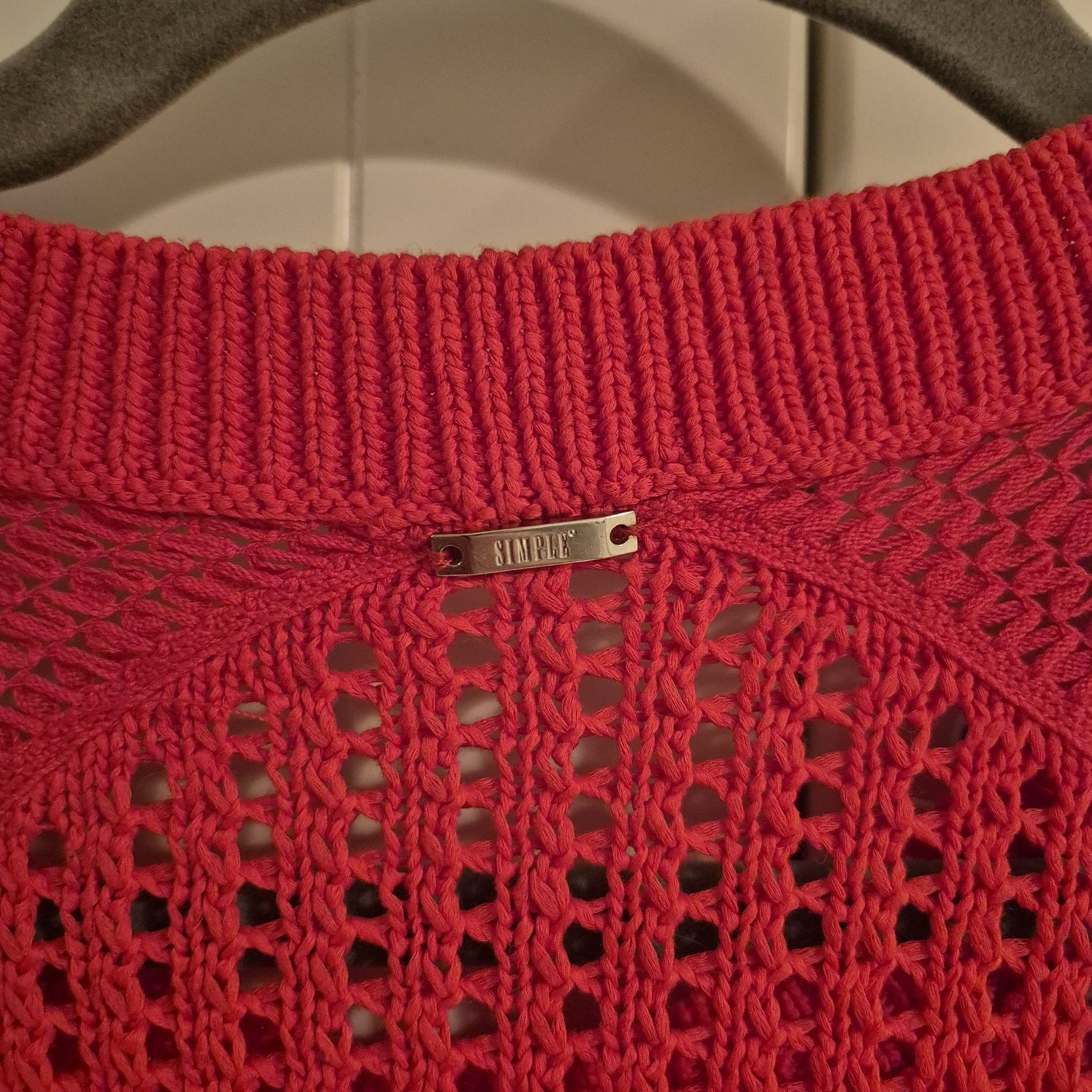 Simple CP sweter ażurowy