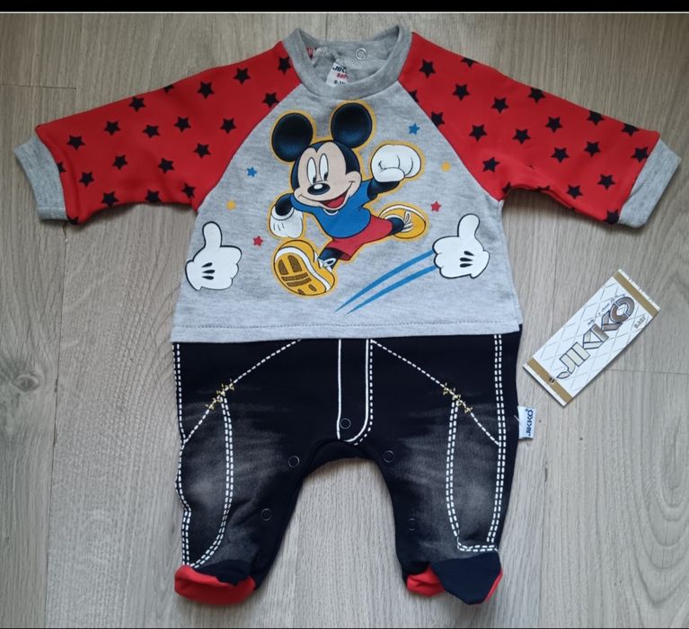 NOWY komplet do wózka+ 4 NOWE pajace 3D 56-62 cm