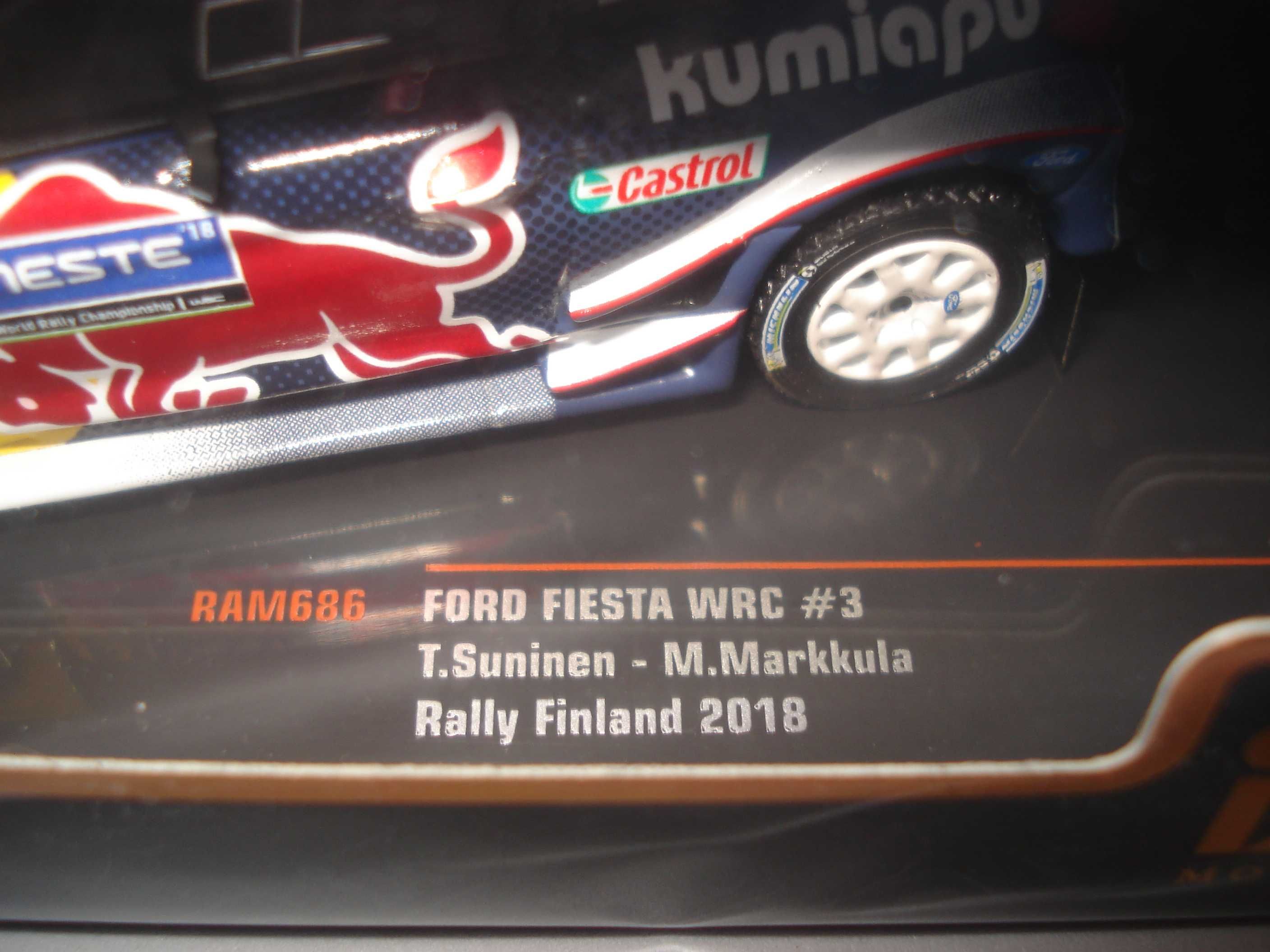 Ford Fiesta WRC - 2018 - #1 Ogier / #2 Evans / #3 Suninen - IXO 1:43