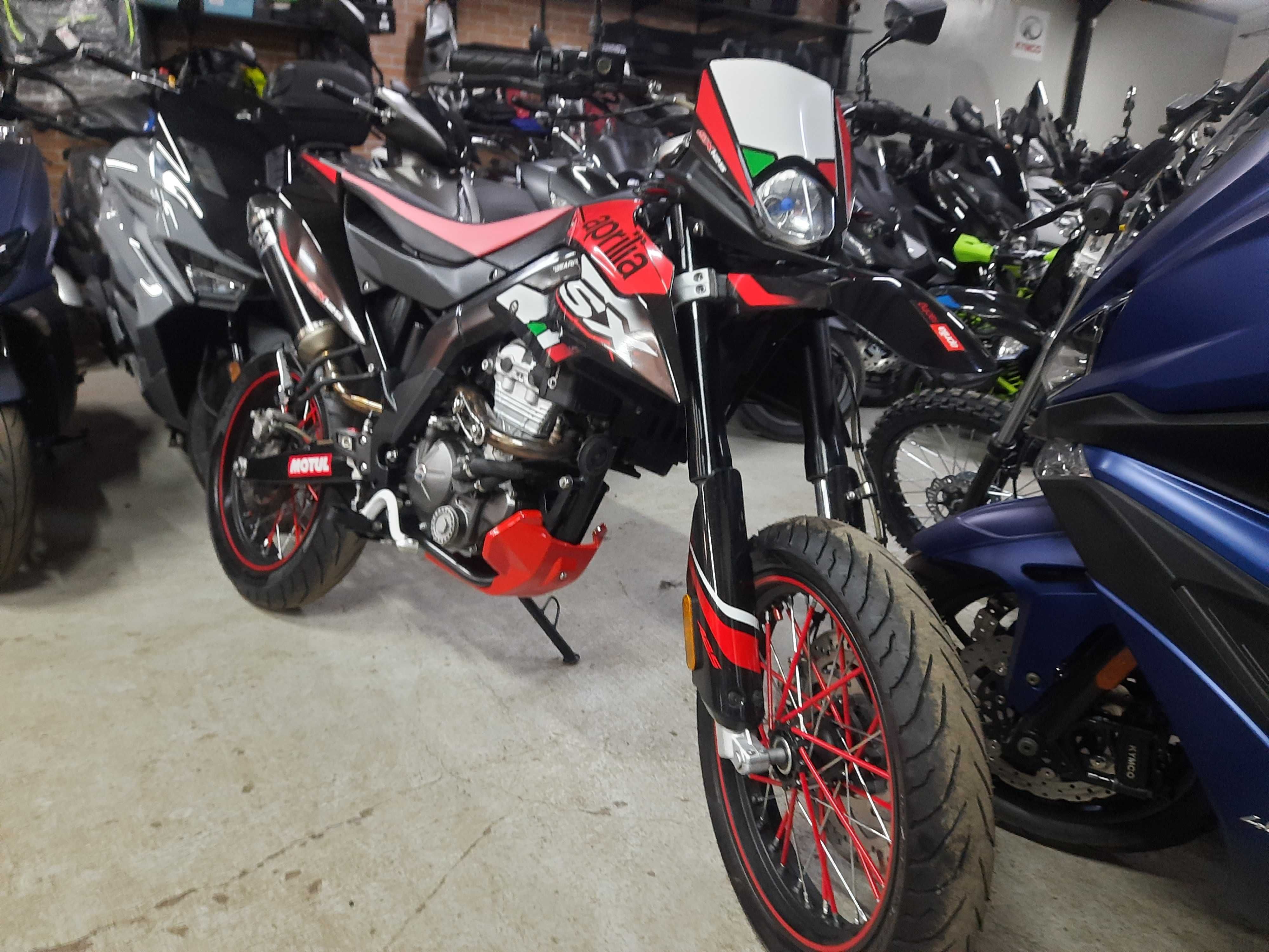 Apirlia SX 125 ABS Cross Supermoto 2020 Arrow WR mrt rr RATY szprychy