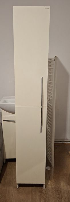 Szafka słupek łazienkowy 170x30x30 biały cersanit