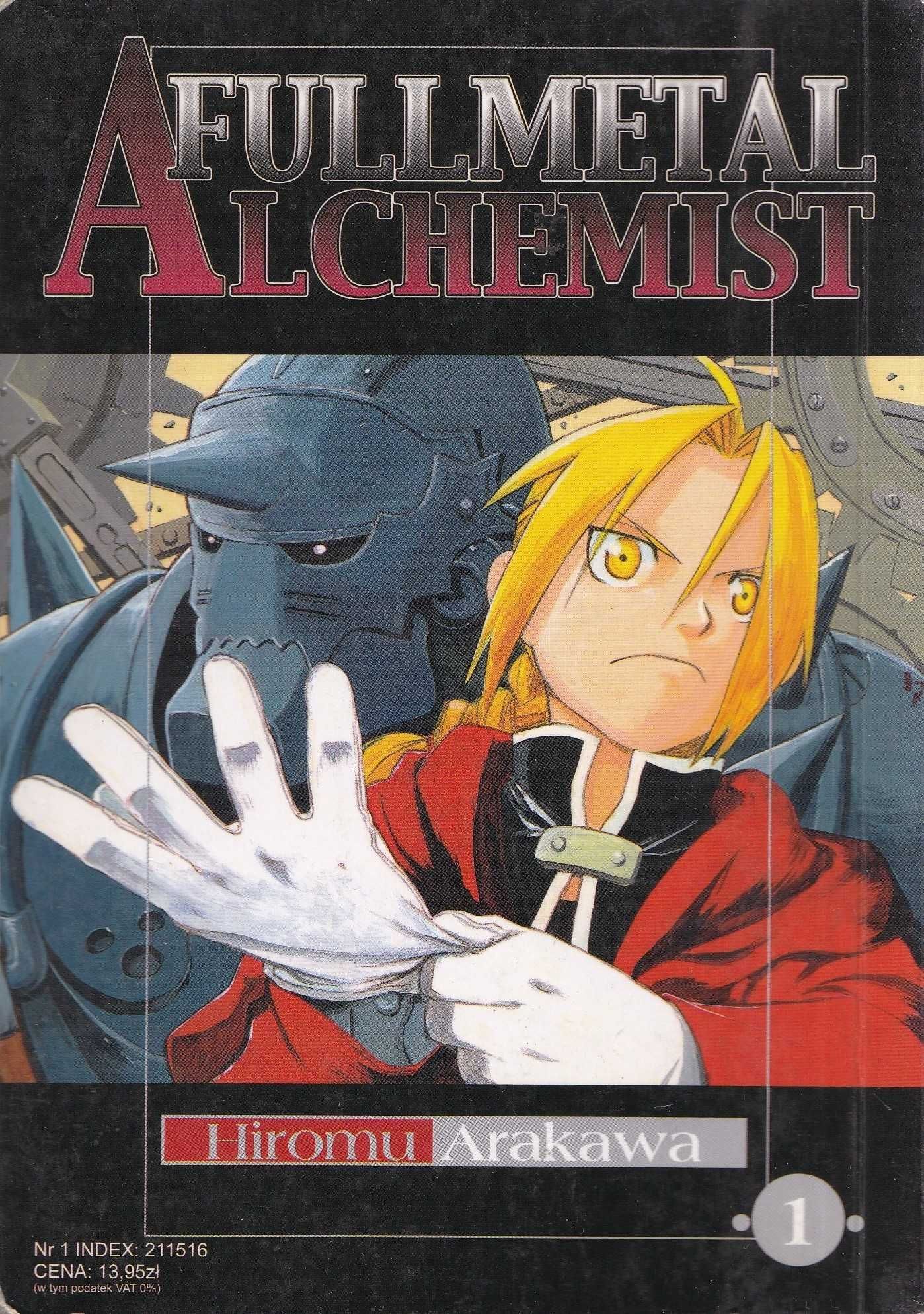 Fullmetal Alchemist 1 Hiromu Arakawa .wydanie 1