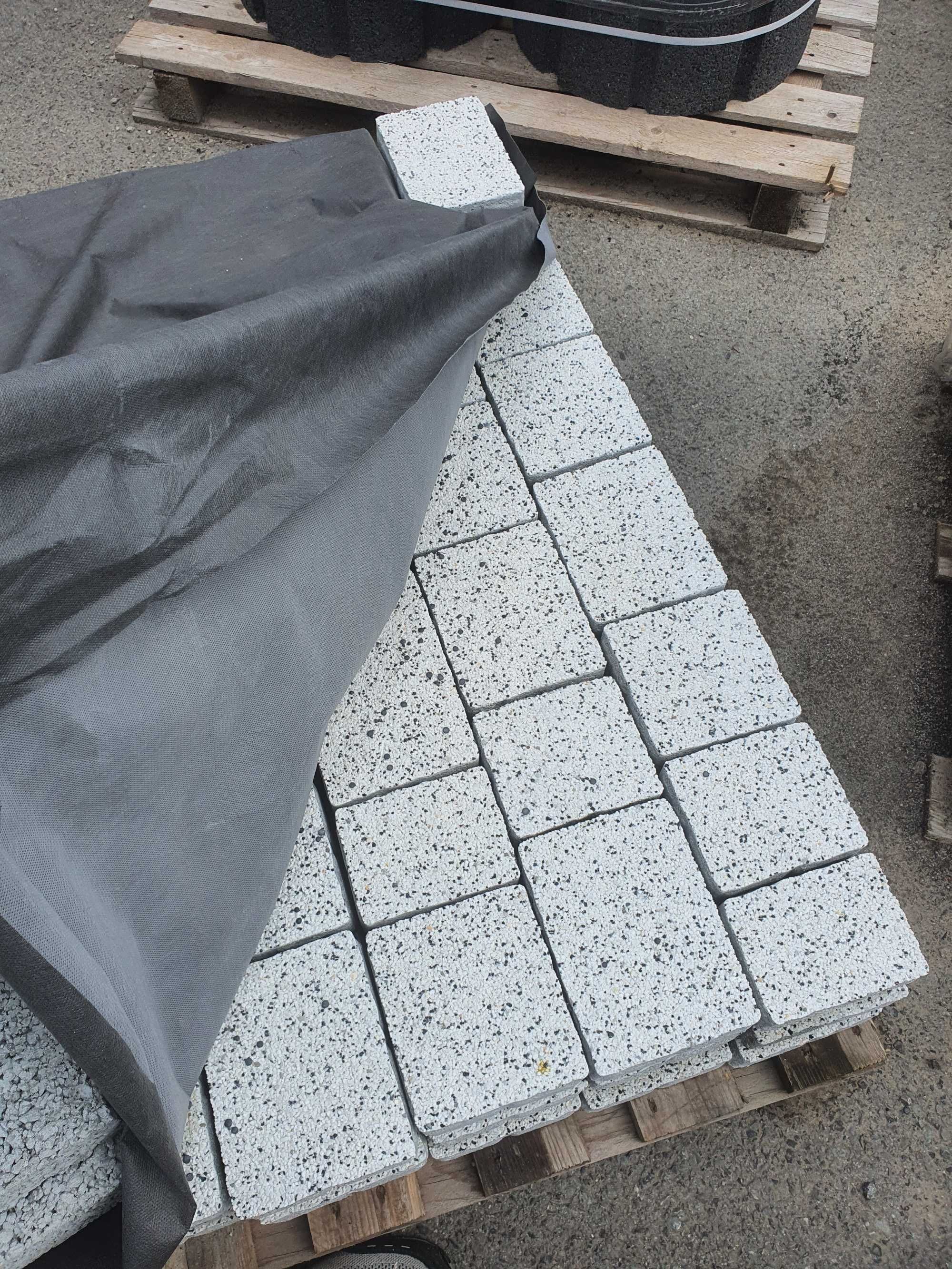 Kostka Brukowa Płyty Stopnie Obrzeża Palisady Palinea Łupana Grafit