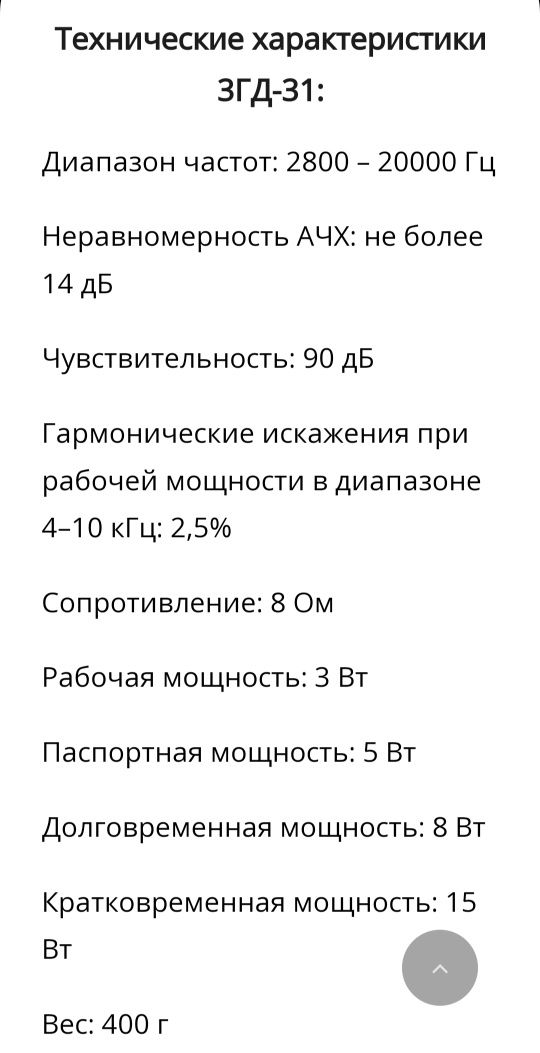 Продам высокочастотные динамики 5Гдв-1 в наличии 5шт.Наложка