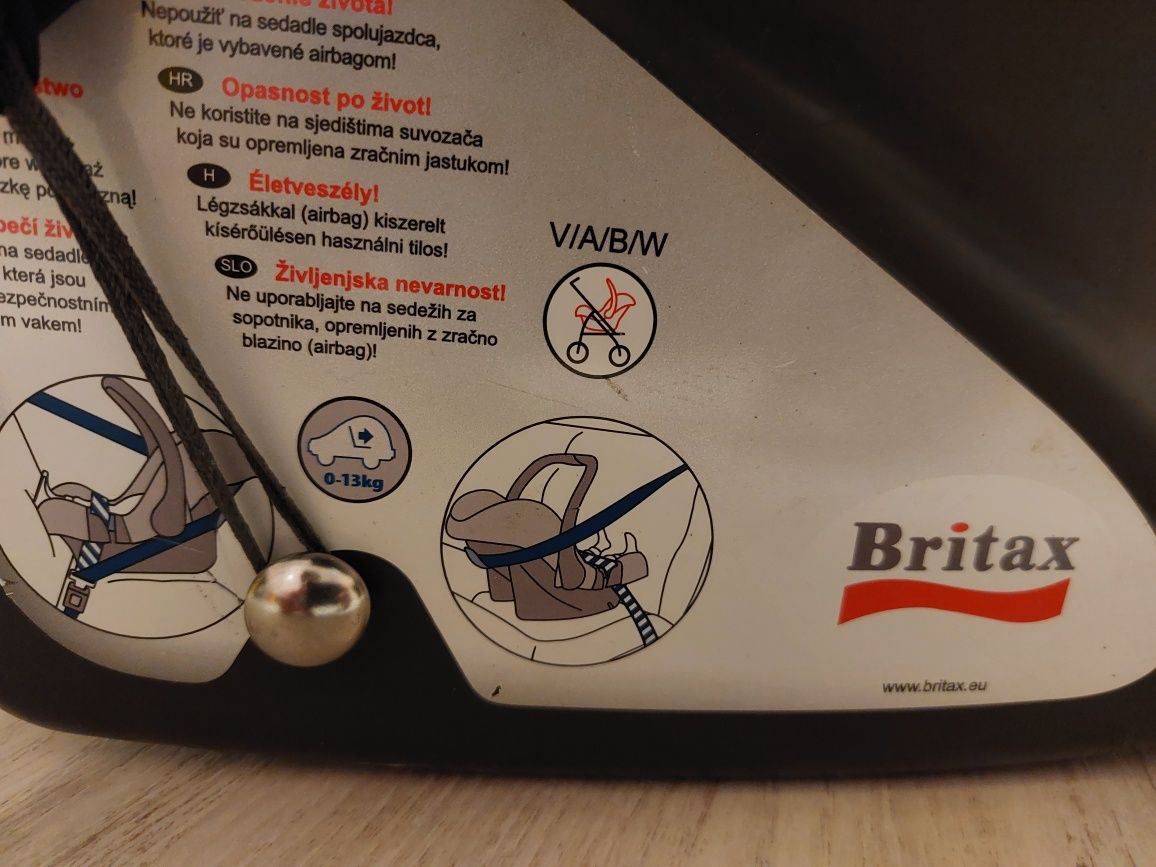 Fotelik samochodowy, nosidełko Britax 0-13 kg