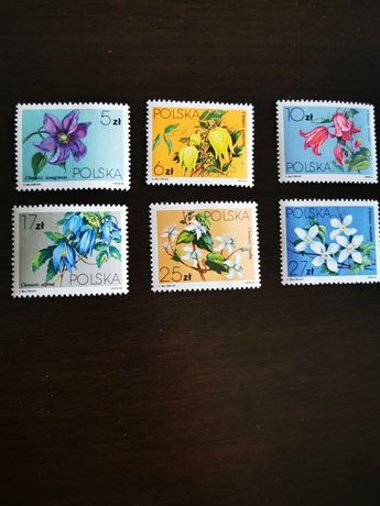 Znaczki pocztowe kwiaty 1982r.