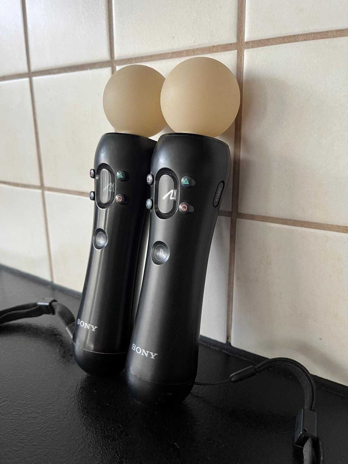 Kontrolery ruchu Sony PlayStation Move VR, PS3, PS4 + smycz - komplet!