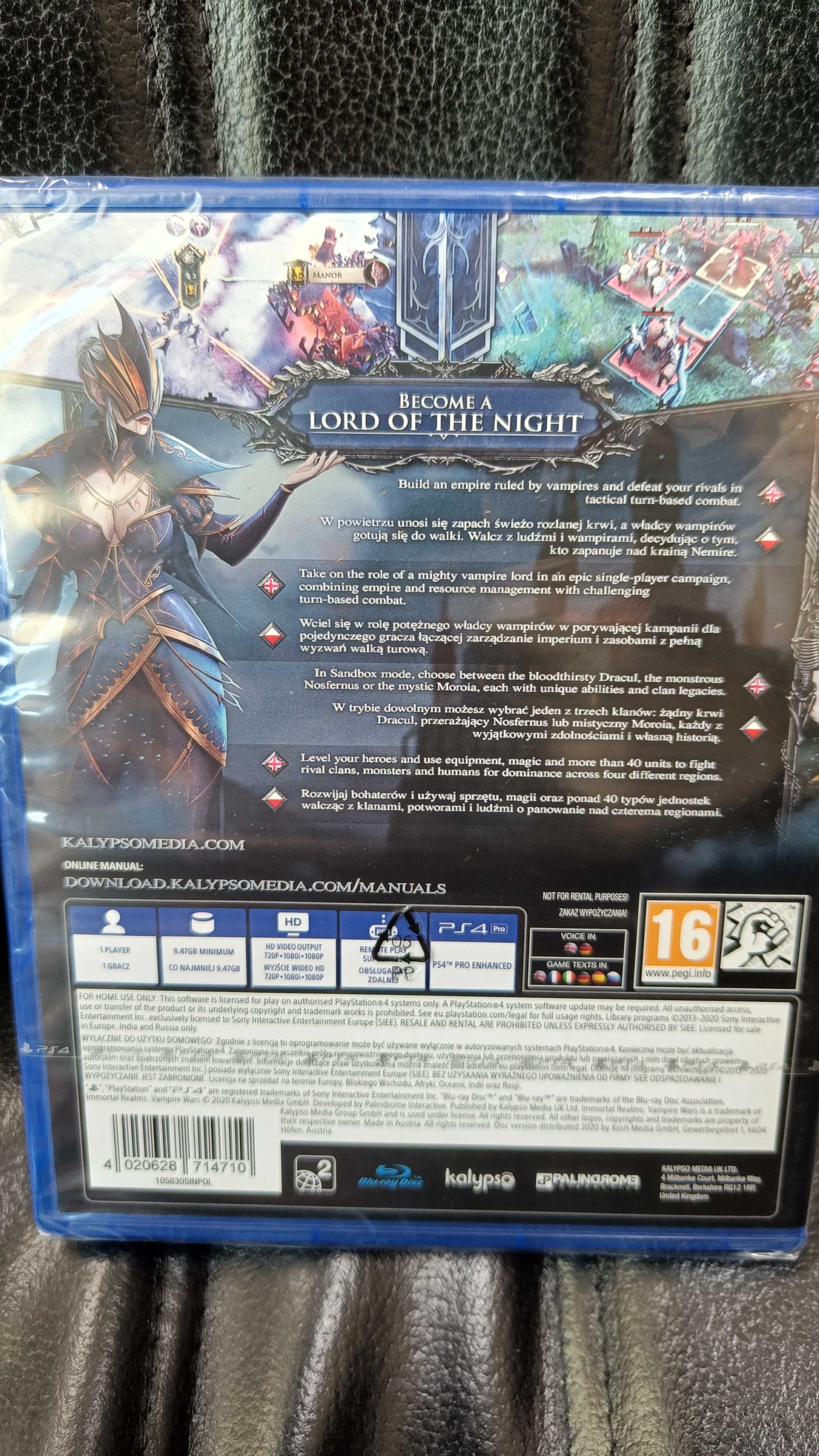 Nowa Immortal Realms Vampire Wars PS4 Eng/PL