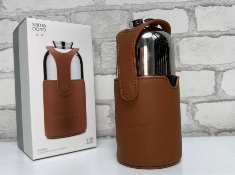 Термос Термочашка Sama Doyo Yi MC-07A, 200 мл з фільтром і чохлом