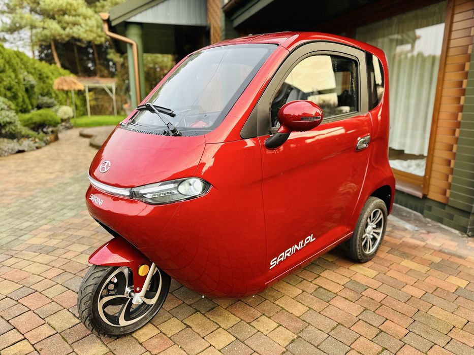 2025 Sarini Tito Y 2kw l2e bez parwa jazdy trojkolowiec microcar aixam