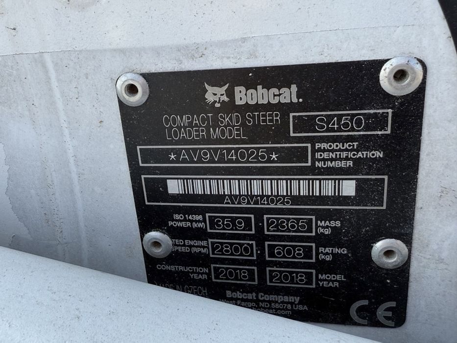 Bobcat s450 без зауважень