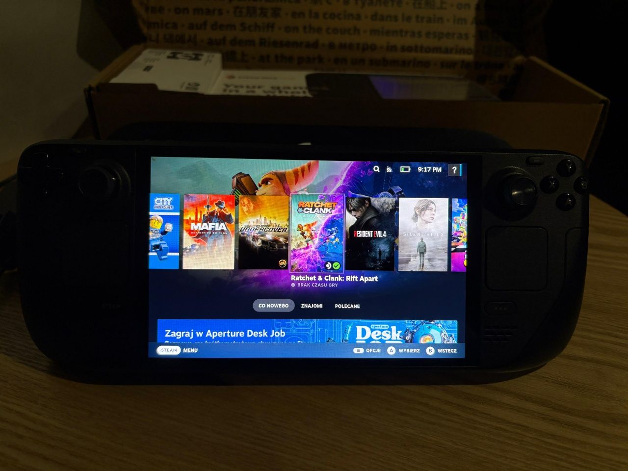 Steam Deck OLED 2TB SSD, HDR gwarancja, faktura zakupu