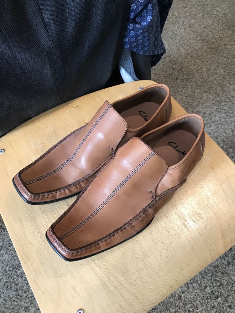 Чоловічі мокасини Clarks новенькі! 40 р