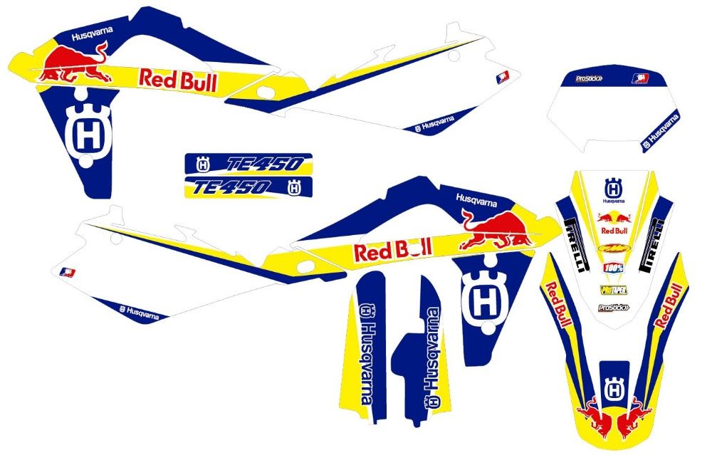 Kit autocolantes Husqvarna TE 2006 16